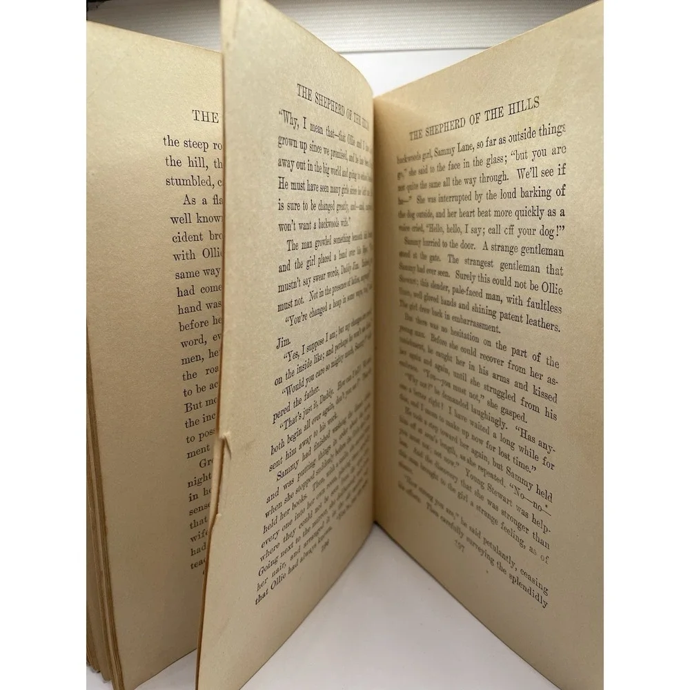 The Shepherd Of The Hills Harold Bell Wright HC 1907 First Printing A.L. Burt